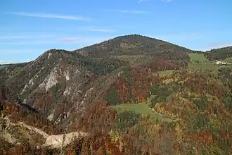 Weizklamm und Patschaberg von Südwesten