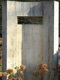 Paul Span-Willy (1914–2002) Schauspieler, Nachrichtensprecher, Grab auf dem Friedhof Hörnli, Riehen, Basel-Stadt