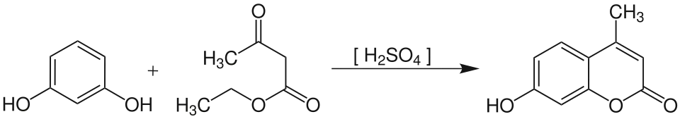 Pechmann Reaktion mit Resorcin