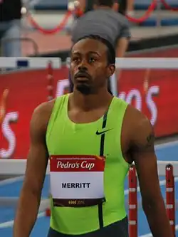 Rang fünf für den Olympiasieger von 2012 Aries&nbsp;Merritt