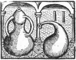 Rechts: Storchen­schnabel. Links: Pelikan. 1500[26]