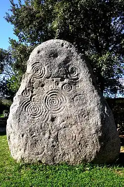 Sa Perda Pinta und Detail der Cup-and-Ring-Markierungen