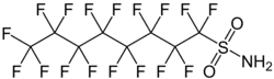 Strukturformel von Perfluoroctansulfonamid