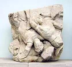 Platte 25: Aias tötet Heloros und Aktaios