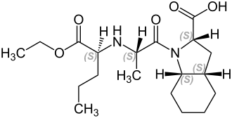 Strukturformel von Perindopril