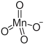 Struktur des Permanganations