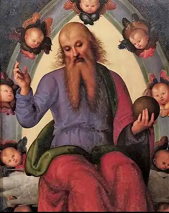 Perugino, Gott Ewigen Vater (1496).