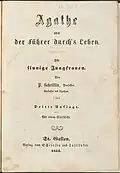 Titelblatt zu Agathe