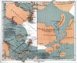 Petermanns provisorische Skizze von 1874