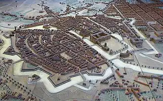 Berliner Zentrum um 1750, Modell des Märkischen Museums in Berlin