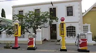 Historische Tankstellenausstattung