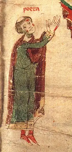 Petrus de Ebulo, Selbstdarstellung im Liber ad honorem Augusti