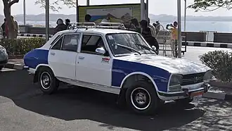 Peugeot 504 Taxi in Assuan, 2012