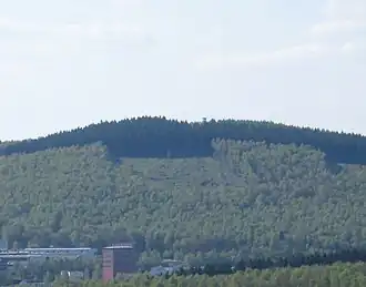 Der Pfannenberg vom Leyenkopf aus gesehen