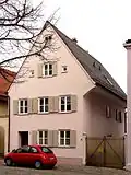 Greddach an einem Bürgerhaus, 18. Jahrhundert (Friedberg in Bayern, Pfarrstraße 8)