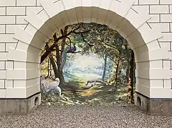 Illusionsmalerei auf der Westseite (2025)