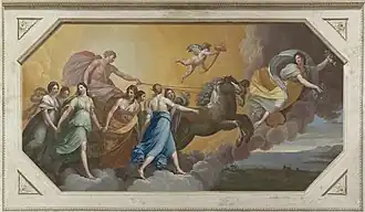 Deckengemälde im Festsaal