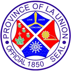 Offizielles Siegel der Provinz La Union