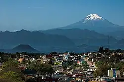 Xalapa mit dem Pico de Orizaba als höchsten Berg Mexikos