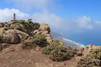 Gipfel des Pico de la Zarza