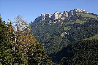 Alp Sigel mit der Zahmen Gocht und der Sigelwand über Wasserauen