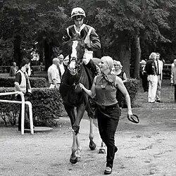 Rene Piechulek und Sarah Steinberg im August 2022 in Hoppegarten.