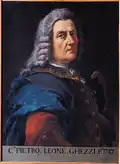 Selbstbildnis von Pier Leone Ghezzi, 1747