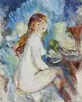 Pierre-Auguste Renoir: Buste de femme nue um 1879, Privatsammlung