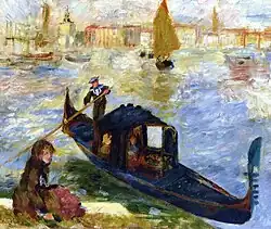 Pierre-August Renoir: Gondola, Venise Privatsammlung