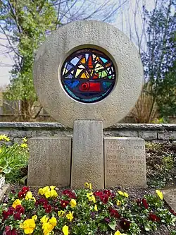 Pieter van de Cuylen-Köhli (1909–1990) Kunstmaler, Zeichner, Plastiker, Religiöse Kunst, Familiengrab auf dem Friedhof Hörnli, Riehen, Basel-Stadt