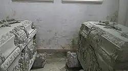 Sarkophage von Johann Ludwig von Pincier und seiner Frau