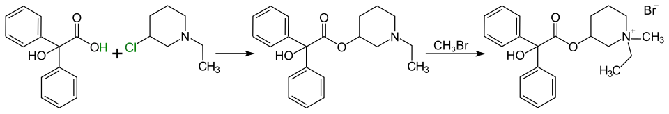 Synthese nach US2918406