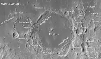 Hesiodus und Umgebung (LROC-WAC)