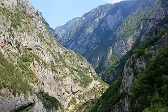 Piva-Schlucht&nbsp;im Norden Montenegros