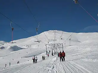 Piz Cartas im Winter