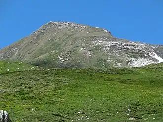 Piz Settember, aufgenommen von der Alp Schmorras