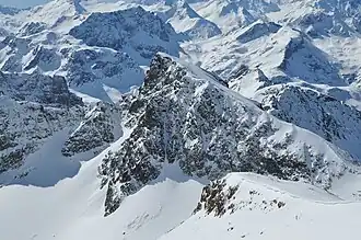 Sicht auf den Piz d’Agnel.