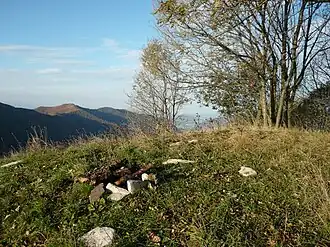 Auf dem Pizzo dell’Asino mit Blick auf den Monte Bolettone