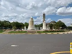 Der Platz von der Einmündung Boulevard Murat