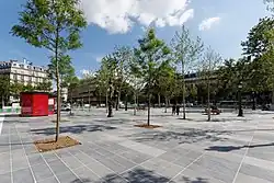 Der ausgestaltete Platz, aufgenommen 2013