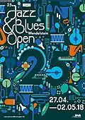 Plakatmotiv der Jazz & Blues Open 2018