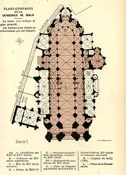 Grundriss und Bild der Kathedrale