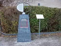 Station „Erde“ der Planetenwege Vogtland am Rittergut