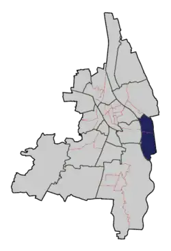 Lage des Planungsraums Hochzoll in Augsburg