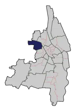 Lage des Planungsraums Kriegshaber in Augsburg