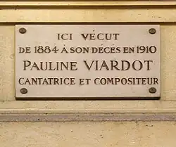Haus Nr. 243: Pauline Viardot, Opernsängerin