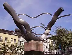 Brunnenplastik (1985) Bismarckplatz Heidelberg