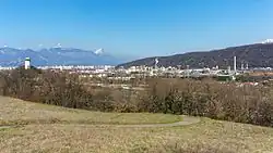 Gelände der chemischen Industrie