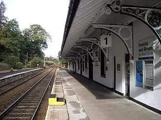Bahnhof Dunkeld and Birnam im Jahre 2014