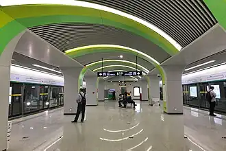 Station Huanghelu der Linie 5